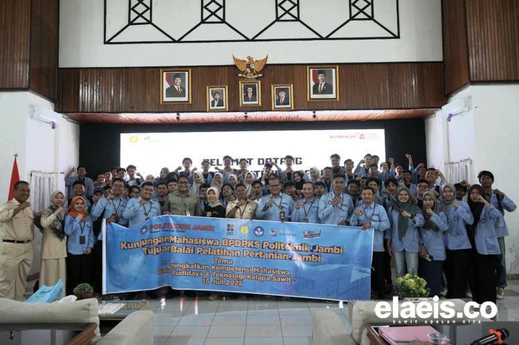 Politeknik Jambi Gandeng Bapeltan Jambi Tingkatkan Kompetensi Mahasiswa Penerima Beasiswa Sawit