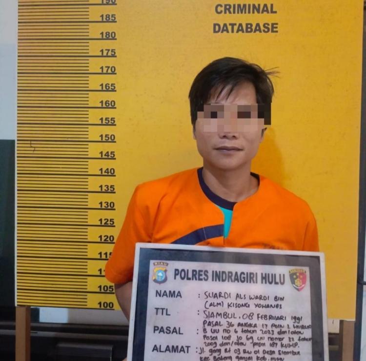 Nekat Bakar Lahan untuk Kebun Sawit, Warga Batang Gansal Diringkus