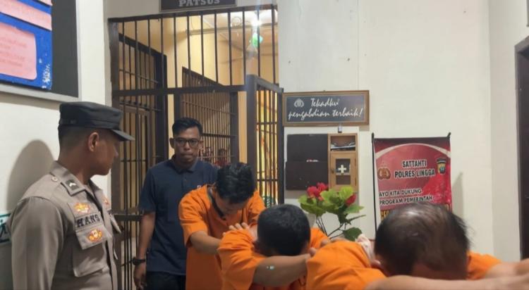 Rusak Kebun Sawit Warga Tinjul Tanpa Alasan Jelas, Empat Orang Ditangkap