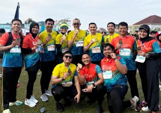 Runners PTPN IV Regional III Meriahkan Riau Bhayangkara Run 2025