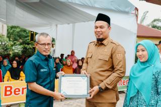 Bupati Inhu Apresiasi PTPN IV Regional III Bantu Perangi Stunting