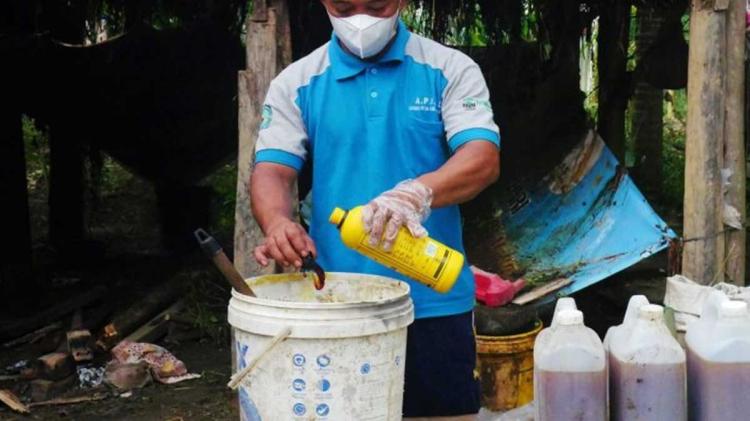 Petani Sawit Swadaya Ubah Limbah Jadi Pupuk Organik, Hasil Panen Naik