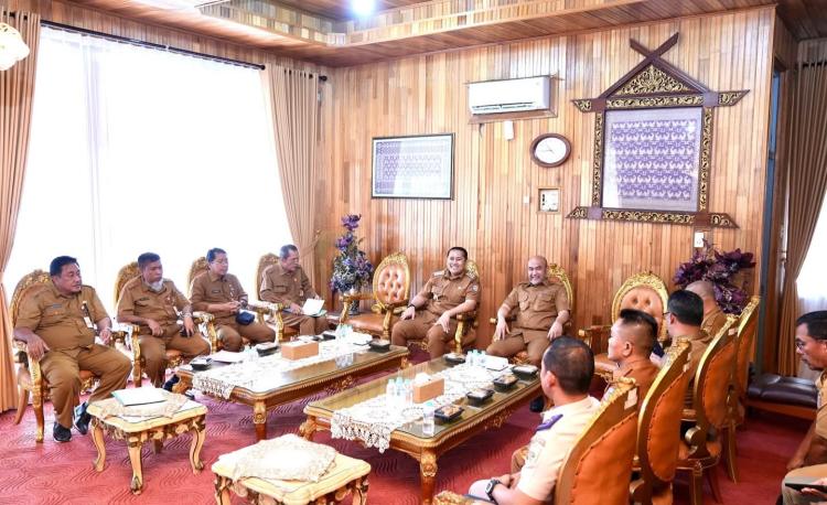 Bupati Bungo dan Bupati Merangin Bahas Masalah HGU Perkebunan Sawit PT PML