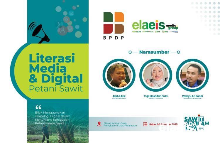 Sapa Petani Pelalawan, EMG Bersama BPDP Gelar Kegiatan Literasi Media dan Digital Petani Sawit