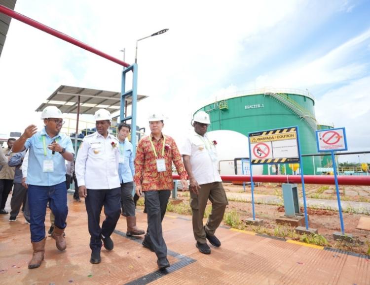 Pelopor Energi Terbarukan di Papua, PLTBg TSE Group Olah Limbah Cair Sawit Jadi Listrik