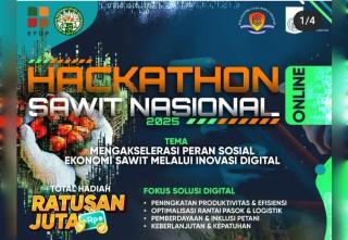 Gelar Hackathon Nasional 2025, BPDP dan GAPKI Cari Inovator Muda Sawit Indonesia