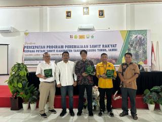 Didukung BPDP,  SPKS Bersama PTPN IV Palmco Sosialisasikan Percepatan Program PSR di  Tanjung Jabung Timur