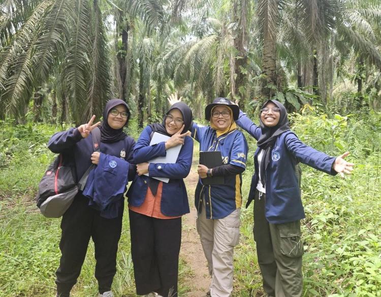 Keren! Mahasiswa IPB Ubah Batang Sawit Jadi Peredam Suara 