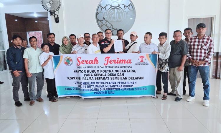 Presiden Prabowo Tegas Terapkan Plasma Perkebunan Sawit, Poetra Nusantara Dampingi Masyarakat Kuansing