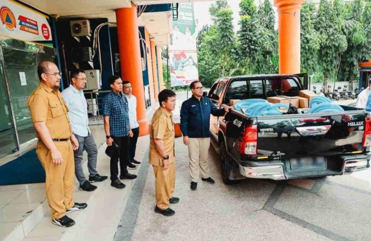 PTPN IV PalmCo Salurkan 15 Mesin Damkar Perkuat BPBD Riau Perangi Karhutla