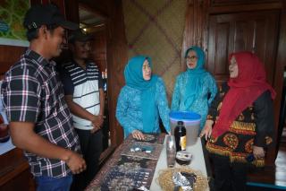 Ketua TP PKK Provinsi Jambi Apresiasi Rumah Kreatif Nekno Ubah Limbah Sawit Jadi Produk Unggulan