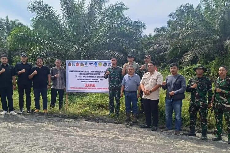 Lahan Ilegal kembali Terbongkar di Riau, Satgas PKH Sita Kebun Sawit PT Jatim Jaya Perkasa di Rohil