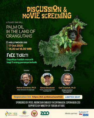 Harmoni Sawit dan Orangutan dalam Lensa Dokumenter Sineas Denmark