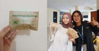 Mahasiswa IPB Ubah Minyak Jelantah Jadi Padatan Aman Buang, Ramah Lingkungan dan Murah!
