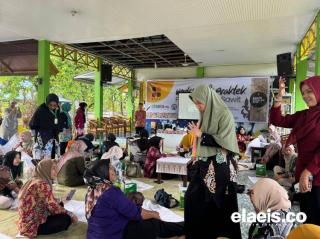 Dekranasda Dumai Nilai Workshop dan Praktek Produksi Batik Sawit EMG Perkuat Kemampuan UMKM Lokal