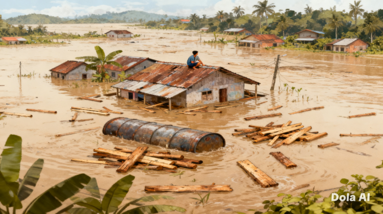 Banjir Sumatera: Bukan Semata Cuaca Ekstrem, Kerusakan Lingkungan Picu 80% Dampak