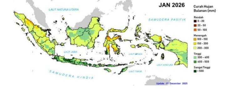 Petani Wajib Waspada, Sentra Sawit Masuk Puncak Musim Basah Awal 2026