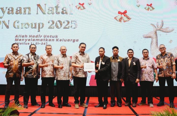 Karyawan Nasrani PTPN IV Regional III Maknai Natal Dengan Berdonasi Korban Bencana