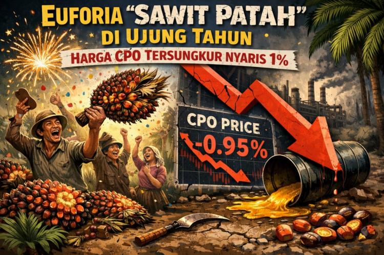 Euforia Sawit Patah di Ujung Tahun, Harga CPO Tersungkur Nyaris 1%