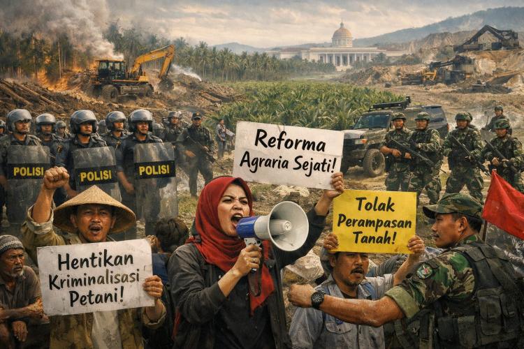 Konflik Agraria Memanas, Aparat Makin Represif, KPA Bongkar Rekomendasi Darurat ke Pemerintah