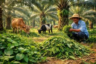 Gulma di Bawah Sawit Ternyata Harta Karun! Pakar UGM Bongkar Solusi Murah Pakan Ternak Nasional