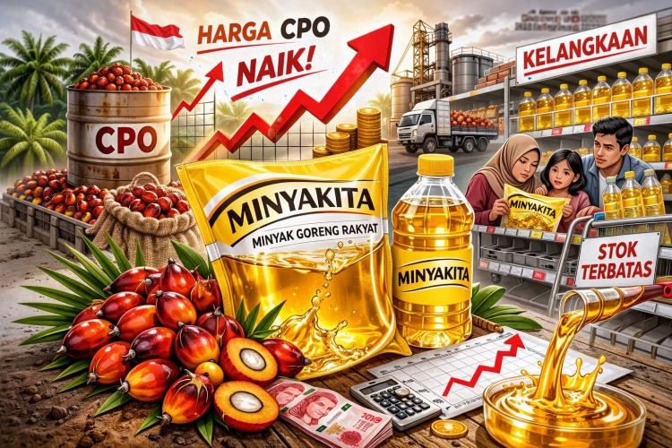 Harga CPO Melejit! Minyak Goreng Rakyat Tertekan, Minyakita Terancam Langka