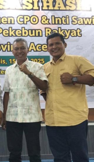 Apkasindo Dukung Azanuddin Pimpin Distanbun Aceh