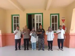 Tingkatkan Pengamanan, Polsek Perdagangan Koordinasi dengan PTPN IV Kebun Laras
