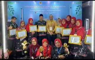 Siak Borong Penghargaan Sekolah Adiwiyata, SMP KTU Salah Satunya