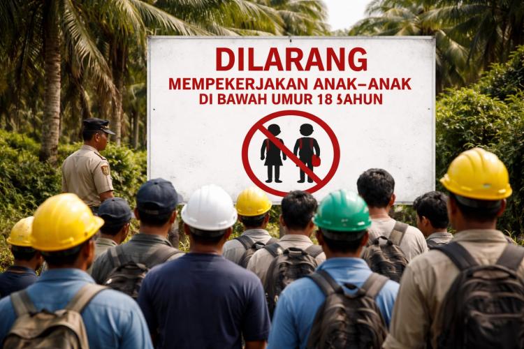 Industri Sawit Resmi Larang Anak di Bawah 18 Tahun Kerja di Kebun