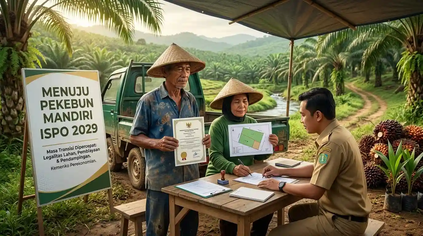 Pekebun Sawit Wajib ISPO 2029, Kemenko Perekonomian Kejar Target