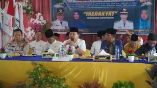 Harga Sawit dan Karet Anjlok, Bupati Pindah Kantor Semangati Petani