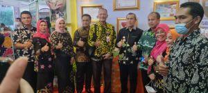Riau Pamerkan Produk Lidi Sawit di Hakordia 2022