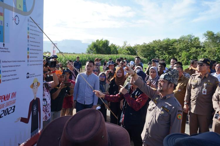 Tinjau Persiapan, Mentan Berharap Penas Petani dan Nelayan Bisa Hasilkan Sejumlah Rekomendasi