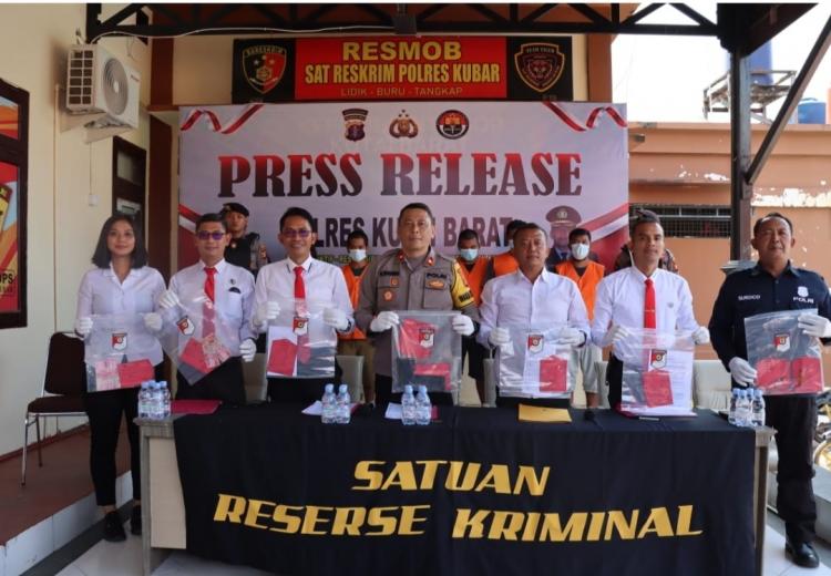 Modus Kencing CPO, 5 Pelaku Berhasil Diringkus
