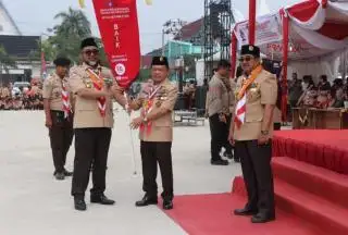 Kwarcab Tanjabbar Dapat Porsi Khusus dari Hasil Kebun Sawit Kwarda Pramuka Jambi