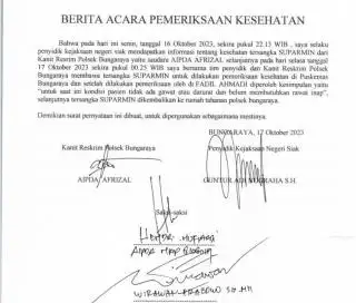 Kerap Mengeluh soal Kesehatan, Dokter Puskesmas Bungaraya Nyatakan Kondisi Parmin Sakit Ringan