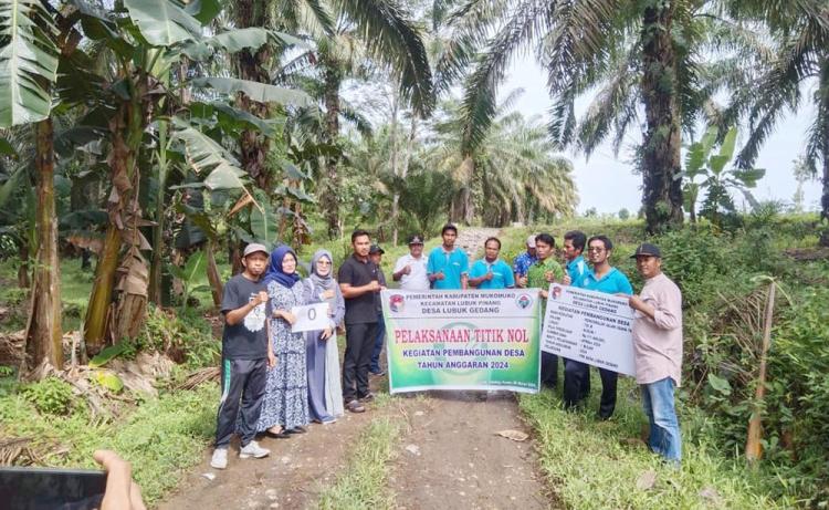Desa di Mukomuko Bangun JUT untuk Peningkatan Akses Menuju Kebun Sawit