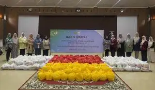 Istri Karyawan PTPN IV Regional III Salurkan 5,6 Ton Paket Sembako