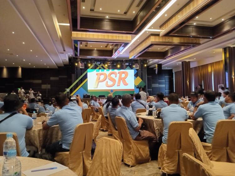 Ratusan Petani Sawit Padati Acara Sosialisasi Bimtek PSR PTPN IV PalmCo, Aspek-PIR Indonesia, dan BPDPKS