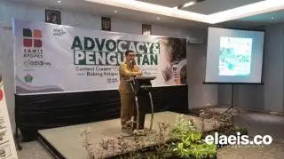 Kadisbun Riau Buka Kegiatan Advocacy dan Penguatan Content Creator Bidang Kelapa Sawit