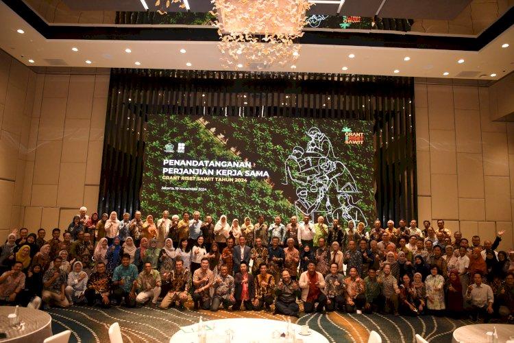 Sah, 26 Lembaga Litbang Teken Perjanjian Kerja Sama Grant Riset Sawit Tahun 2024