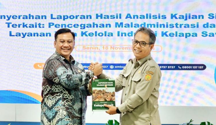 Perbaiki Tata Kelola Industri Sawit, Kementan Siap Laksanakan Saran Ombudsman