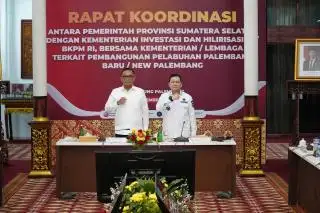 Dukung Hilirisasi dan Ekspor, Pembangunan Pelabuhan Palembang Baru Digesa