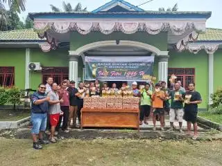 13.176 Liter Minyak Goreng Premium Dijual Murah pada Bazar di 19 Desa di Inhu
