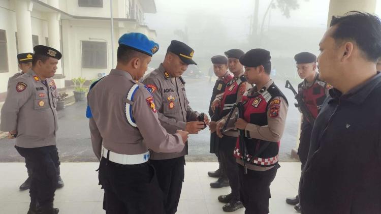 Cegah Pencurian Sawit Jelang Lebaran, Polres Tapsel Patroli Mandah ke PBS