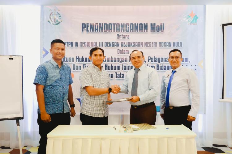 PTPN IV Regional III-Kejari Rohul Perkuat Sinergi Bidang Perdata dan Tata Usaha Negara
