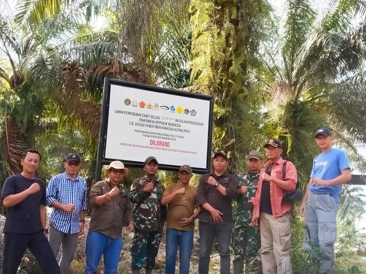 Satgas Segel 13.491 Ha Areal di Kampar, Termasuk Konsesi yang Diklaim Perusahaan HTI