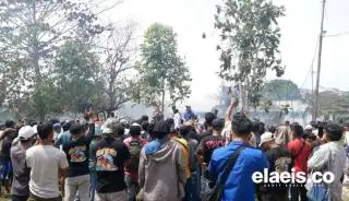 Tak Terima Ratusan Hektar Kebun Sawit Dibabat PT SSL, Warga Tumang Siak Mengamuk, Rumah hingga Mobil Perusahaan Dibakar