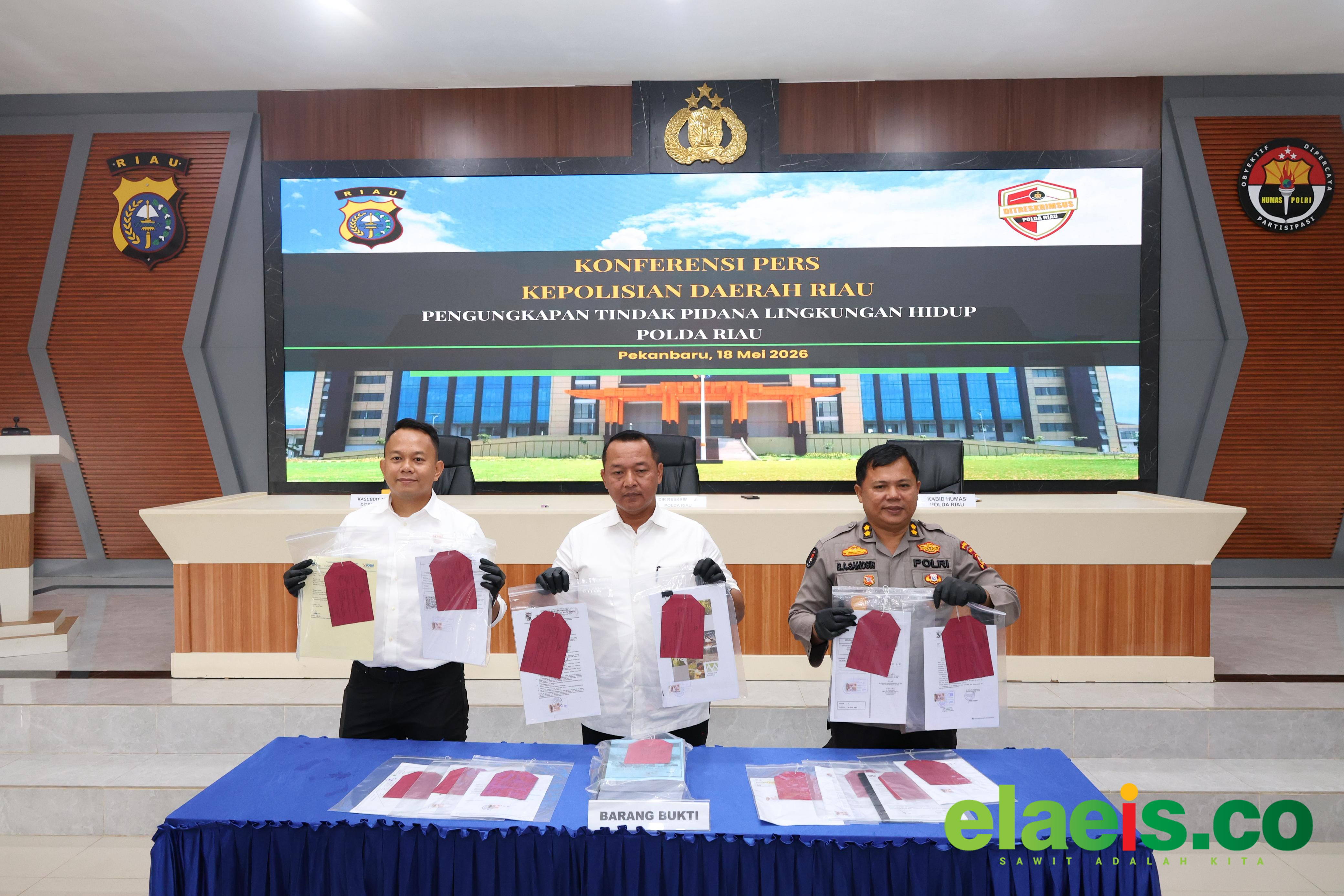 Tanam Sawit di Sempadan Sungai, PT Musim Mas Ditetapkan Sebagai Tersangka - Kepolisian Daerah (Polda) Riau menetapkan PT Musim Mas sebagai tersangka dalam dugaan kerusakan kawasan hutan dan sempadan sungai di wilayah Pelalawan. Diperkirakan dugaan tindak pidana lingkungan itu